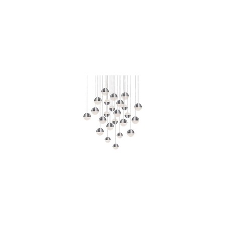 Kuzco Lighting Round Led Multi-Pendant w/Twenty Four Stratum Sphere Shaped Cast Alum MP10524-BN